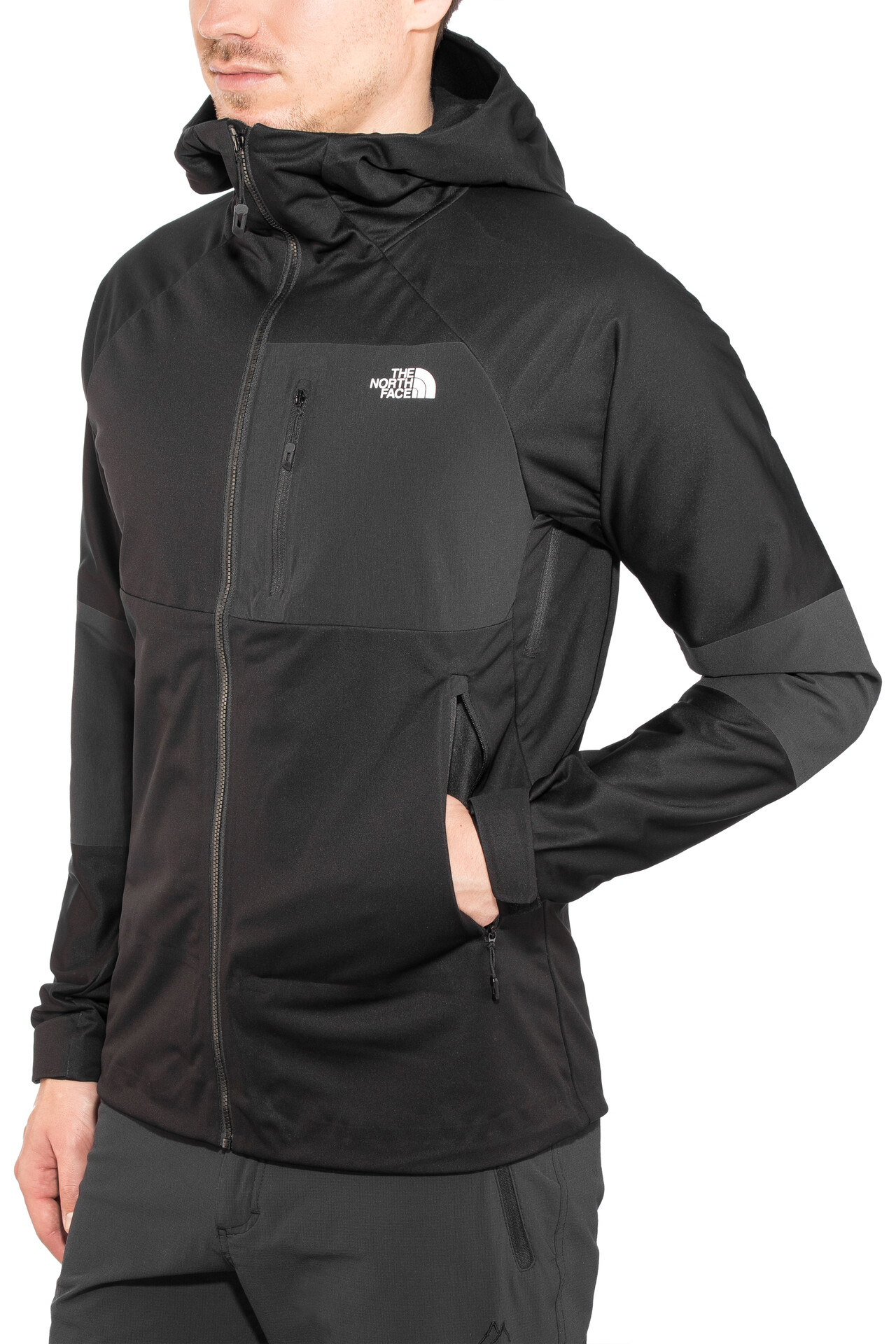 north face windwall hooded jacket